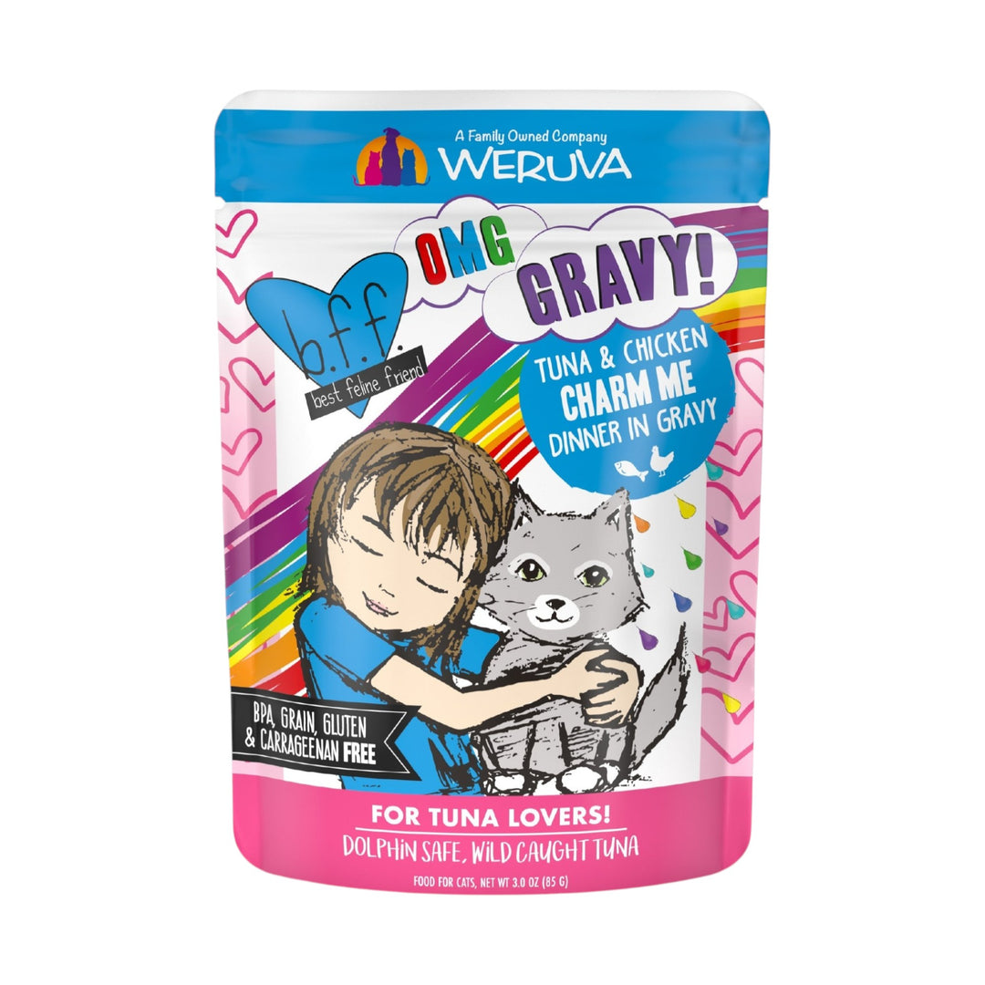 Weruva B.F.F. Cat Food Pouch - Tuna &amp; Chicken Charm Me Recipe (3oz)