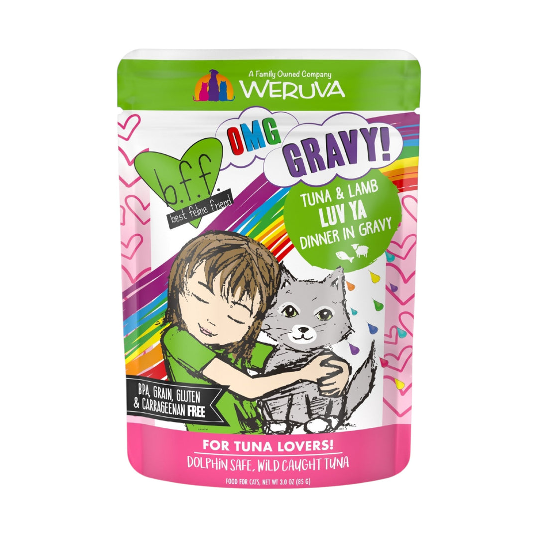 Weruva B.F.F. Cat Food Pouch - Tuna &amp; Lamb Luv Ya Recipe (3oz)