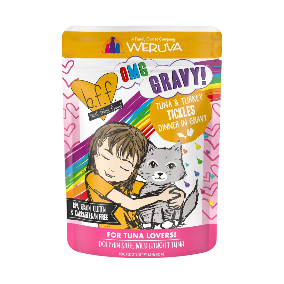 Weruva B.F.F. Cat Food Pouch - Tuna &amp; Turkey Tickles Recipe (3oz)