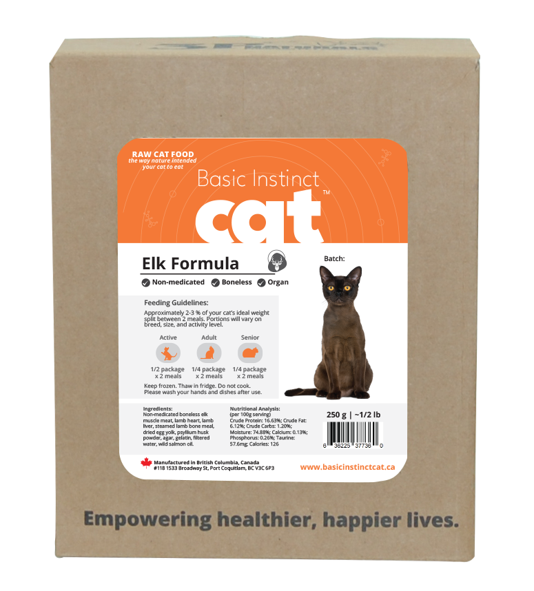 Basic Instinct Cat Elk Formula (4x125g)