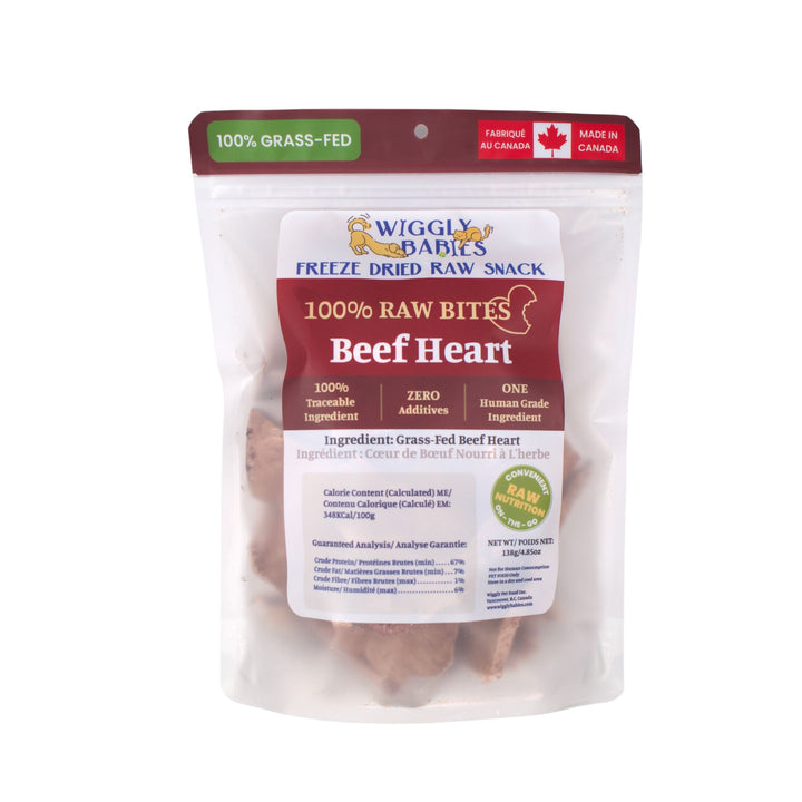 Wiggly Babies Freeze-Dried Beef Heart 135G