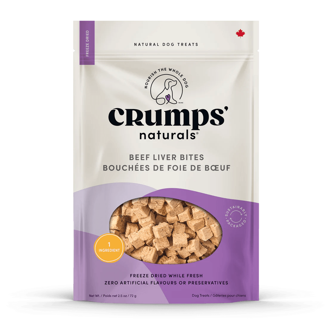 CRUMPS MINI TRAINER FD BEEF LIVER 55G - Tail Blazers Etobicoke