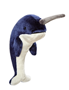 FLUFF & TUFF BLEU NARWHAL 11"