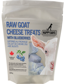 Happy Days Raw Goat Cheese Treat with Blueberry (100g)