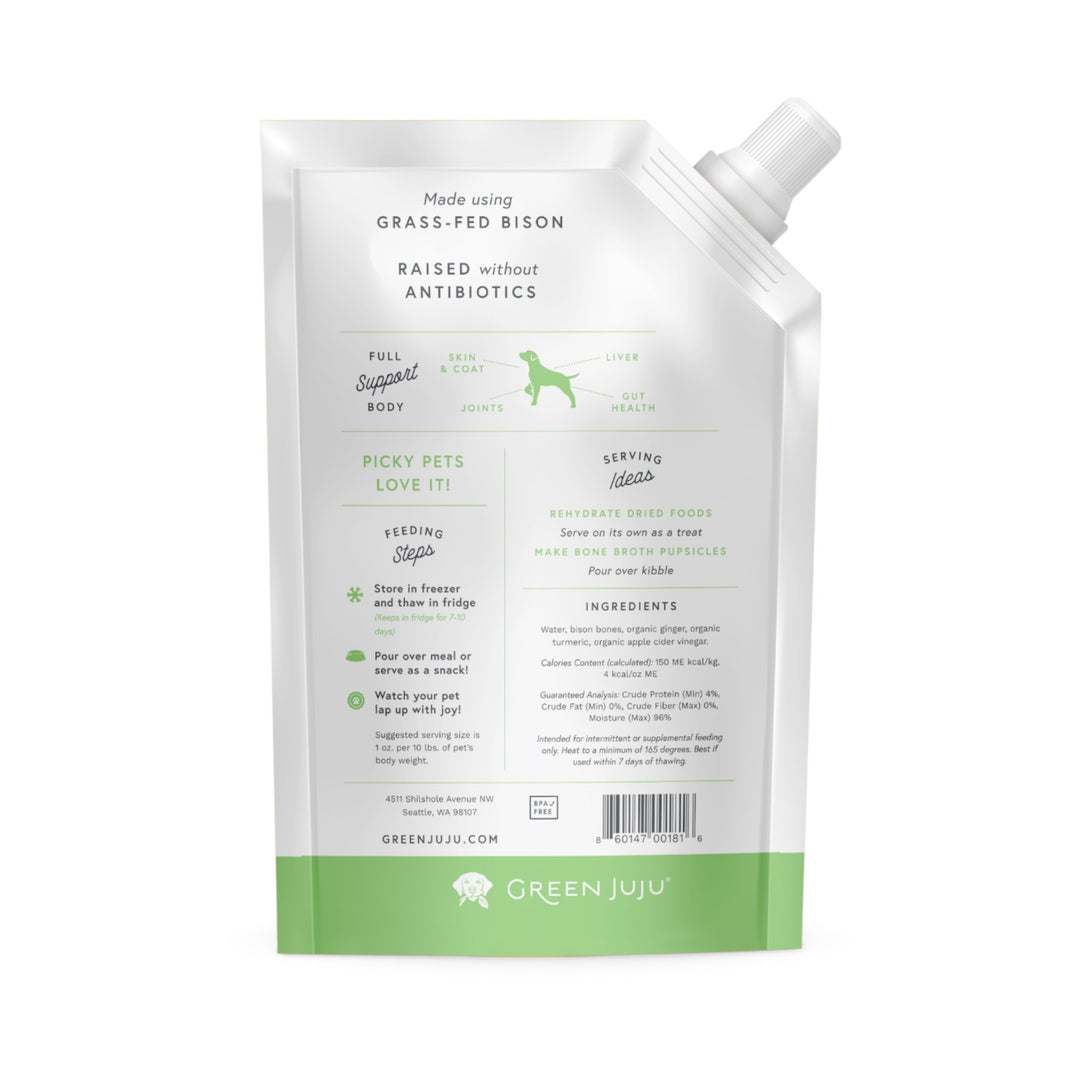 Green Juju Bison Bone Broth (20oz)