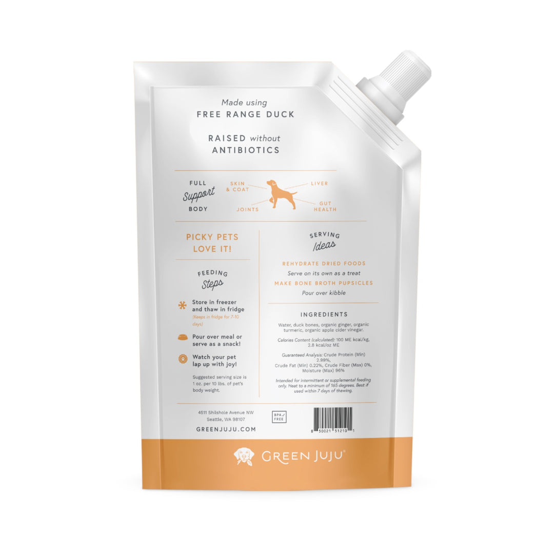 Green Juju Duck Bone Broth (20oz)