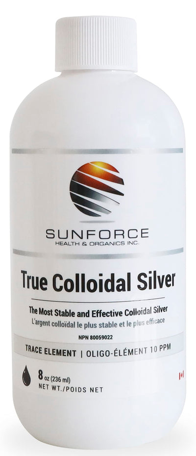 SUNFORCE TRUE COLLOIDAL SILVER 237ML - Tail Blazers Etobicoke