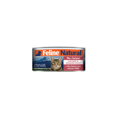 Feline Natural Chicken & Venison Canned Cat Food (3oz)