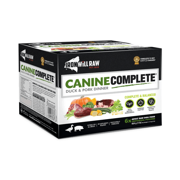 Iron Will Raw Canine Complete Duck & Pork Dinner (6lb)