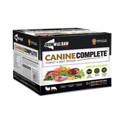 Iron Will Raw Canine Complete Turkey & Beef Dinner - 6 lb