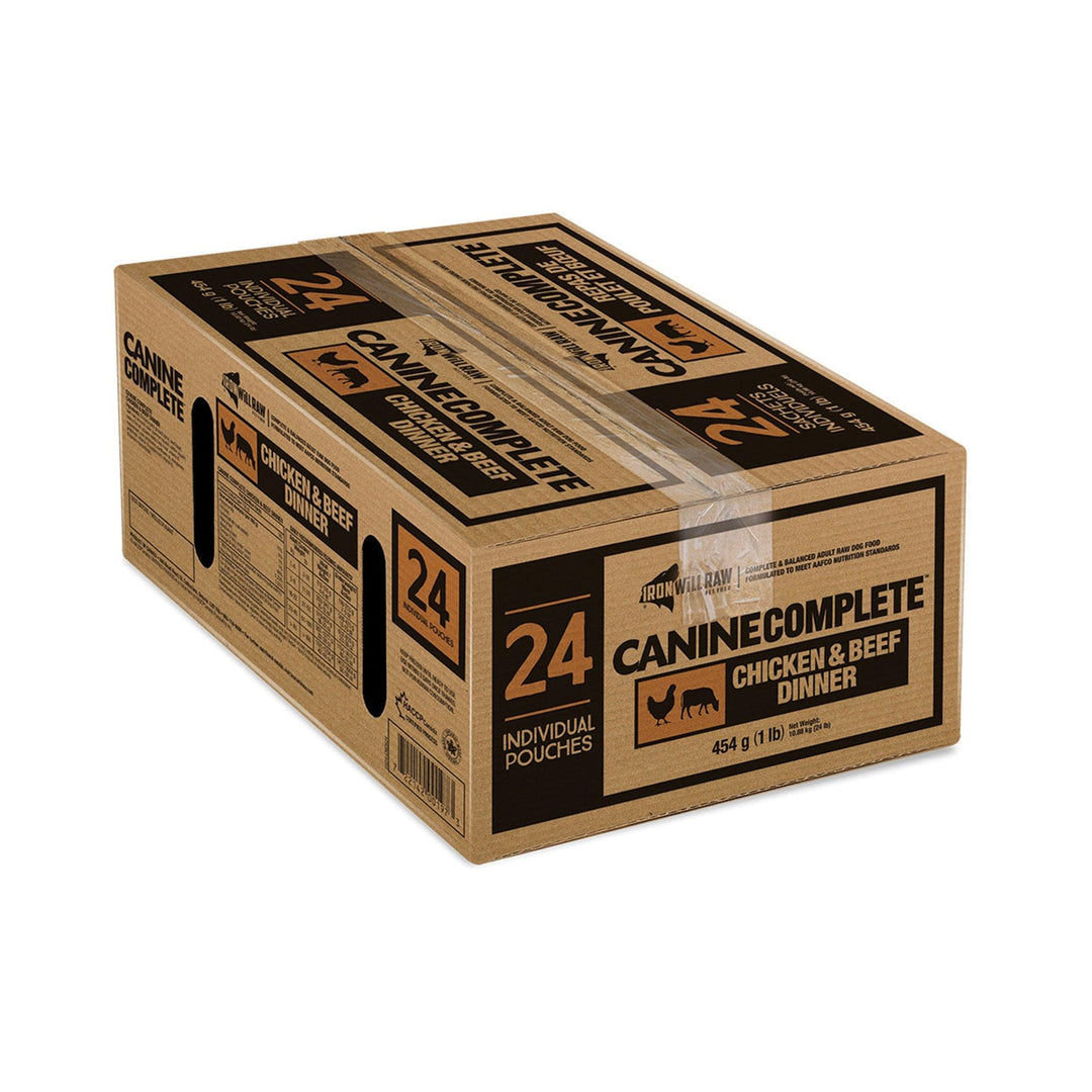 Iron Wiil Raw Canine Complete Chicken &amp; Beef Dinner (24lb)