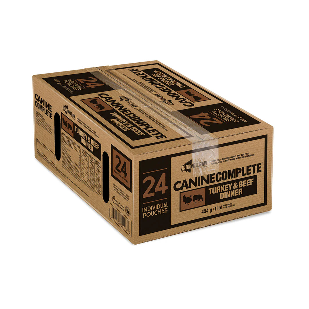 Iron Wiil Raw Canine Complete Turkey &amp; Beef Dinner (24lb)