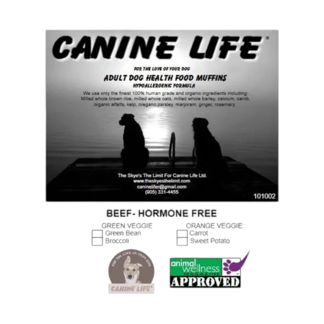 Canine Life Gently Cooked Beef Muffins (20pc)