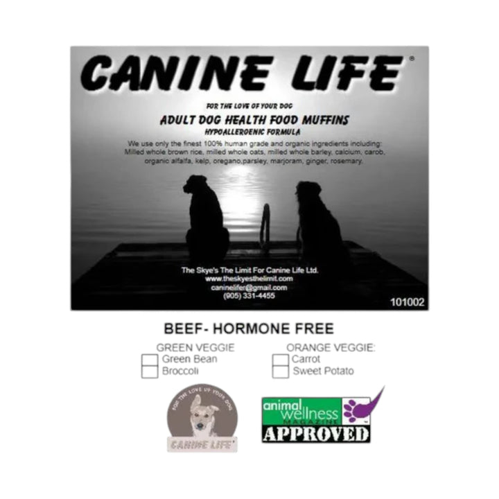 Canine Life Gently Cooked Beef Muffins (20pc)
