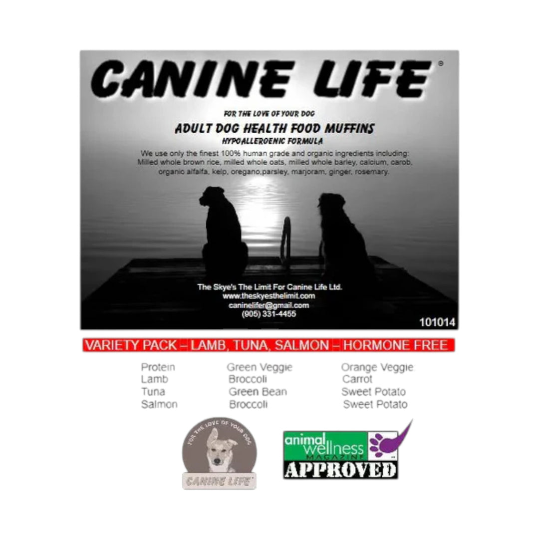 Canine Life Muffins Lamb/Tuna/Salmon Variety (20pc)