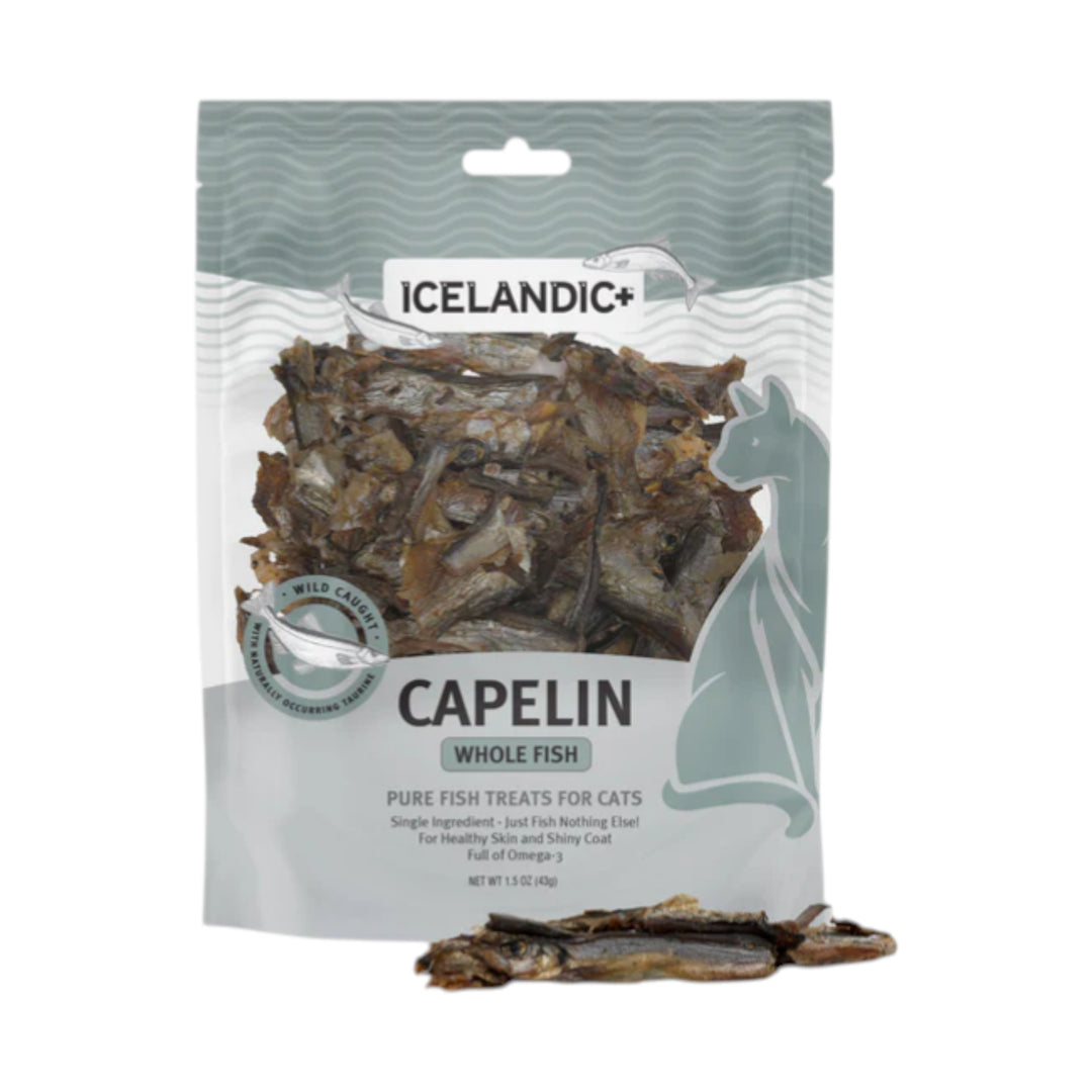 Icelandic Capelin Whole Fish Cat (1.5oz)
