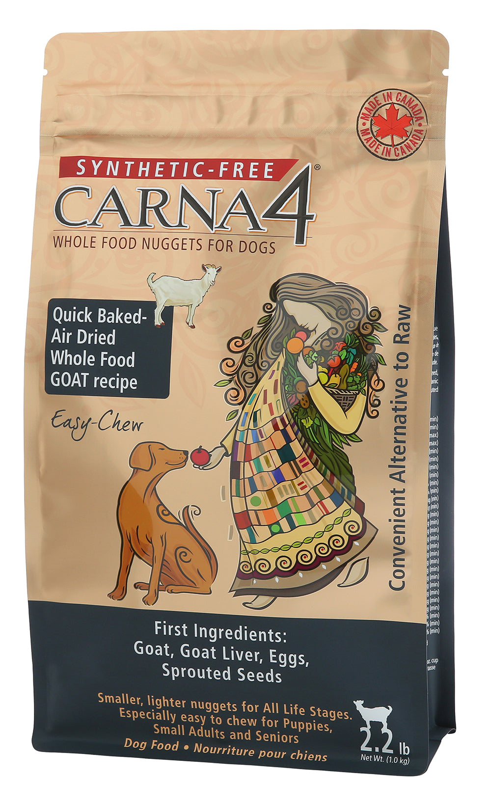 Carna4 Dog Easy-Chew Goat (2.2lb)