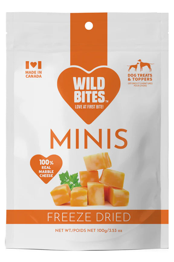 Wild Bites Freeze-Dried Marble Cheese (100g) - Tail Blazers Etobicoke