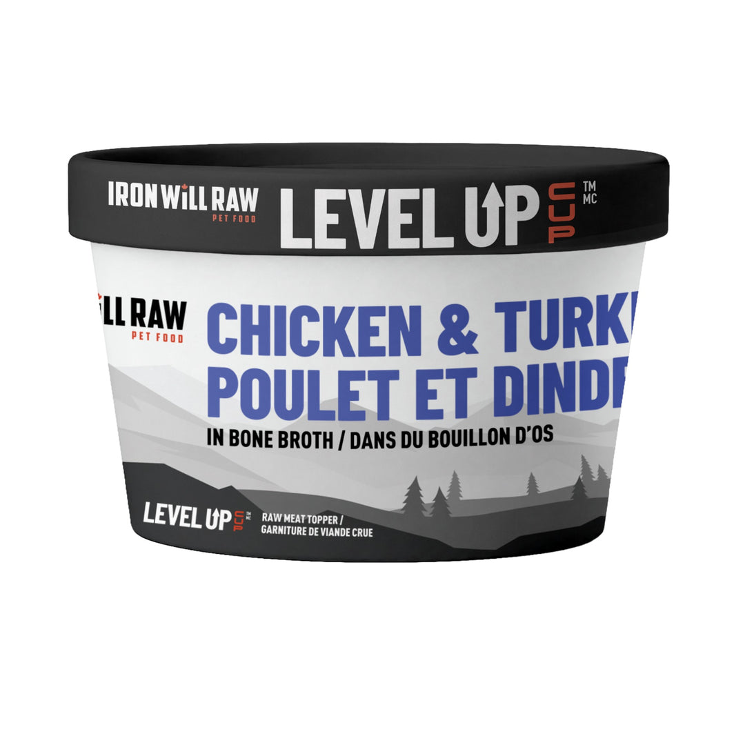 IRON WILL LEVEL UP CHIC/TURK CUP 4OZ