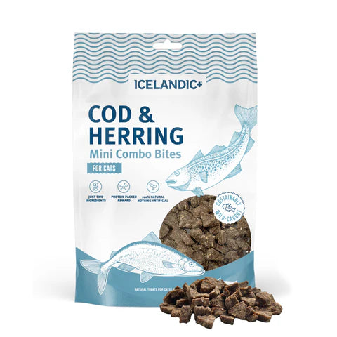 Icelandic Cod & Herring Mini Combo Bites Cats 1.7oz