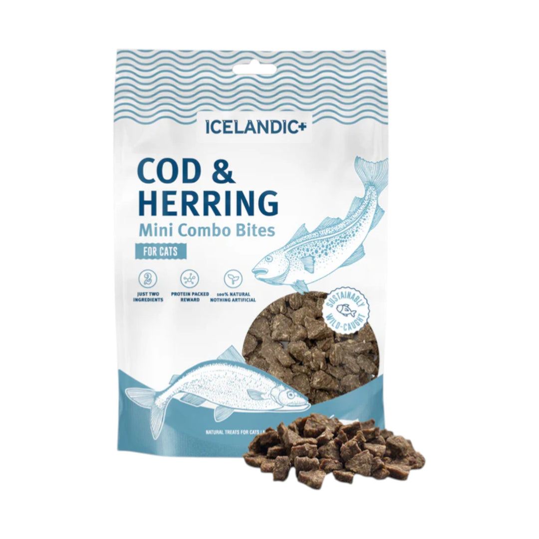 Icelandic Cod &amp; Herring Mini Combo Bites Cats (1.7oz)