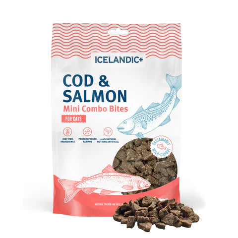 Icelandic Cod & Salmon Mini Combo Bites Cats 1.7oz
