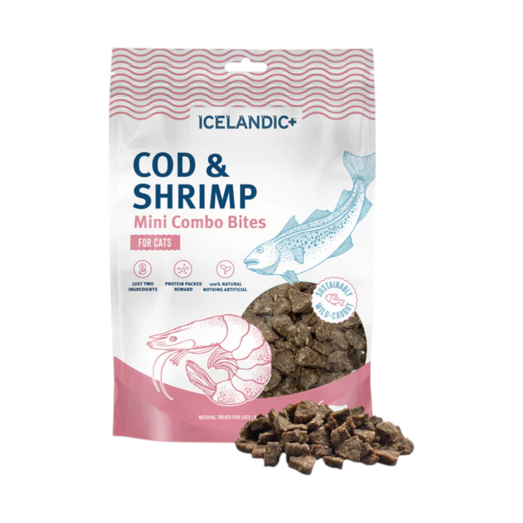 Icelandic Cod &amp; Shrimp Mini Combo Bites Cats (1.7oz)