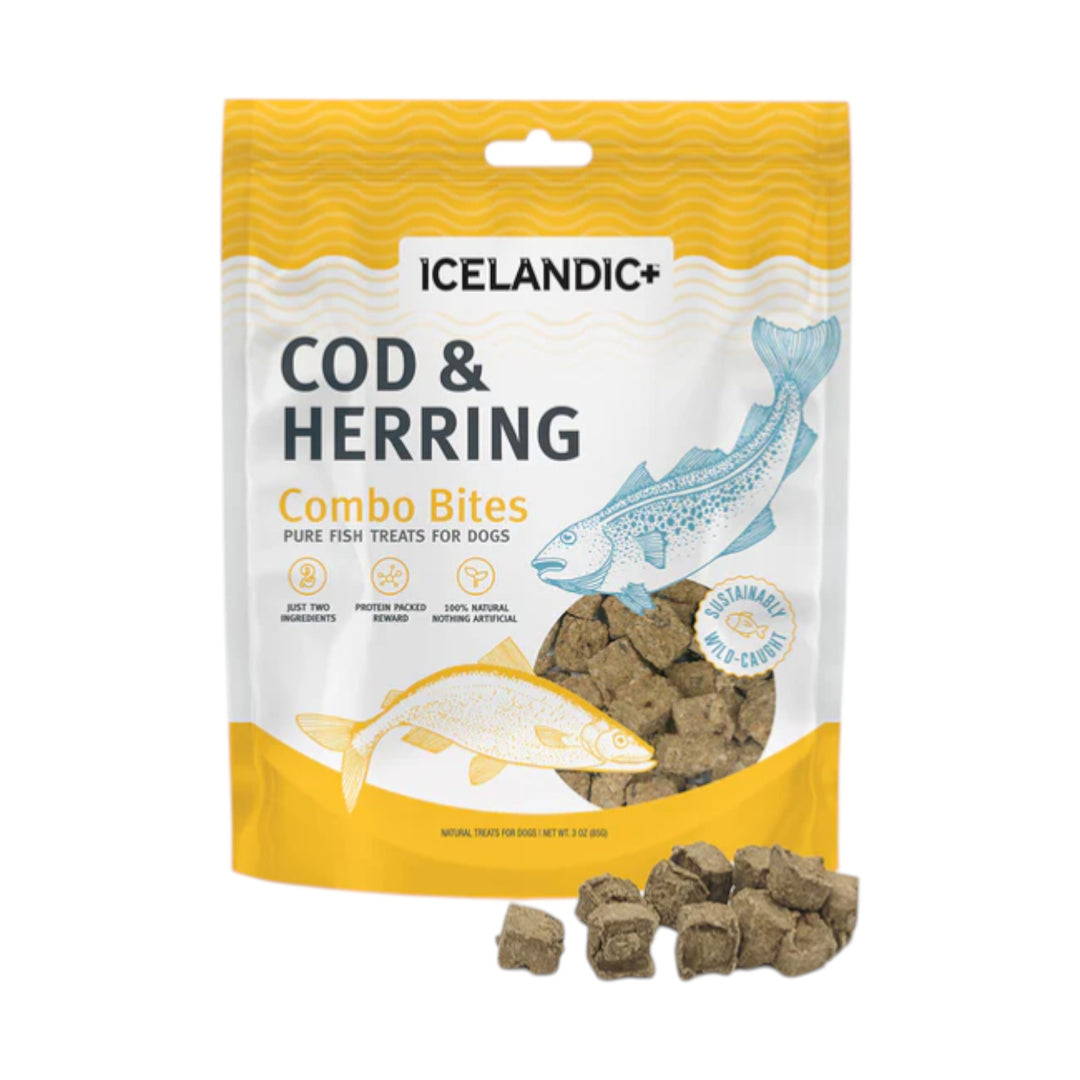 Icelandic Cod &amp; Herring Combo Bites (3.52oz)