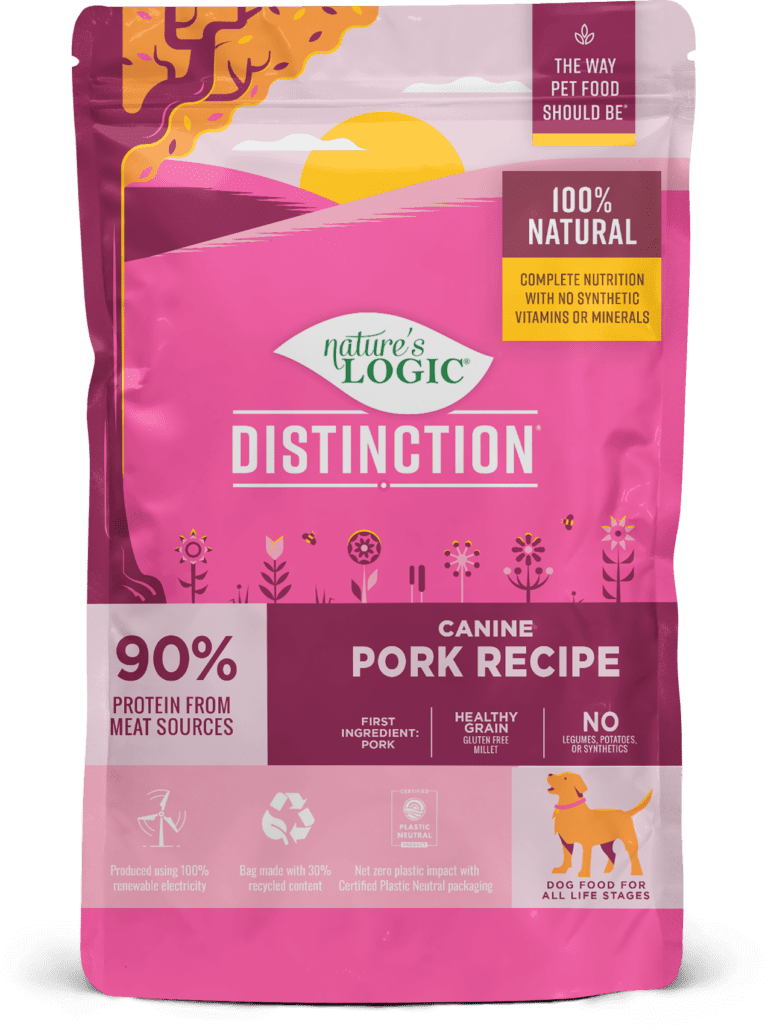 Nature's Logic Distinction Pork Dog (24 lb) - Tail Blazers Etobicoke