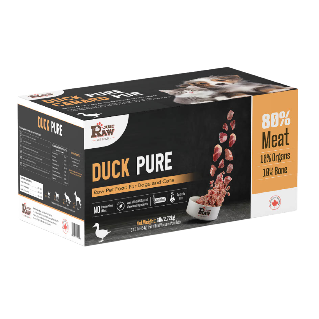 Just Raw Pure Duck (6lb)