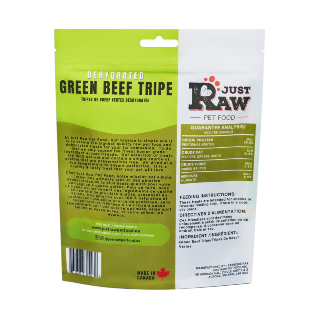 Just Raw Dehydrated Green Beef Tripe (100g)