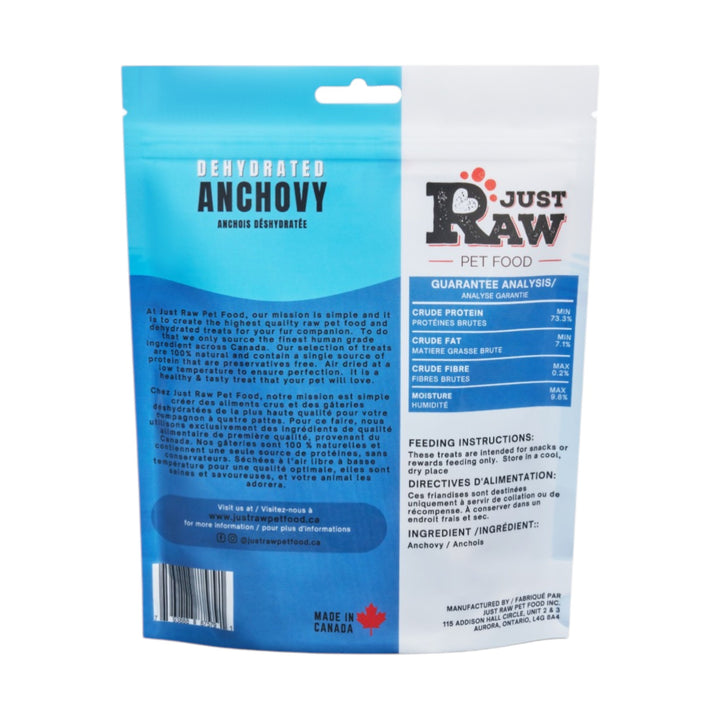 Just Raw Dehydrated Anchovies (100g)