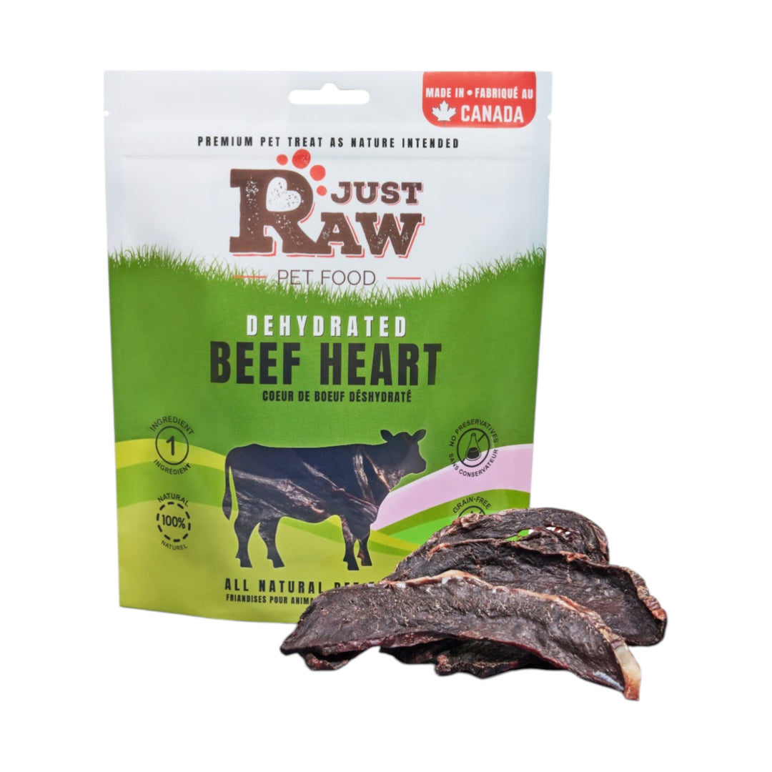 Just Raw Dehydrated Beef Heart (85g)