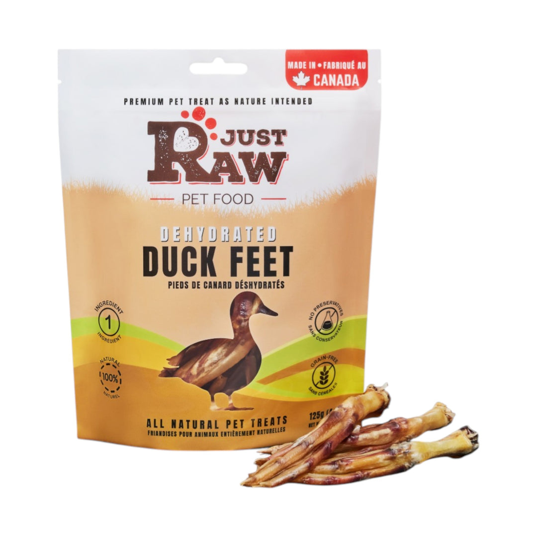 Just Raw Dehydrated Duck Feet (142g)