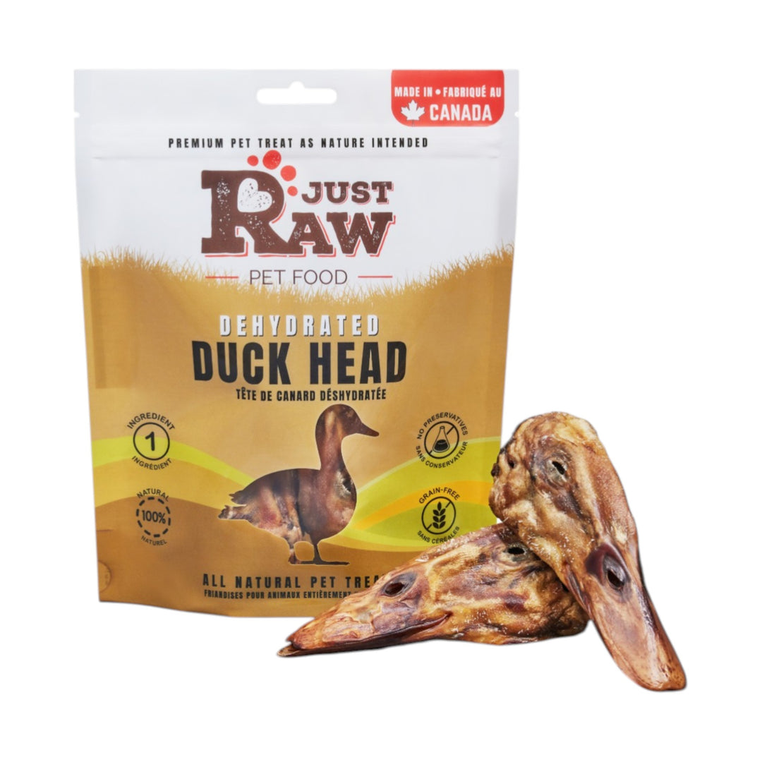 Just Raw Dehydrated Duck Heads (125g)