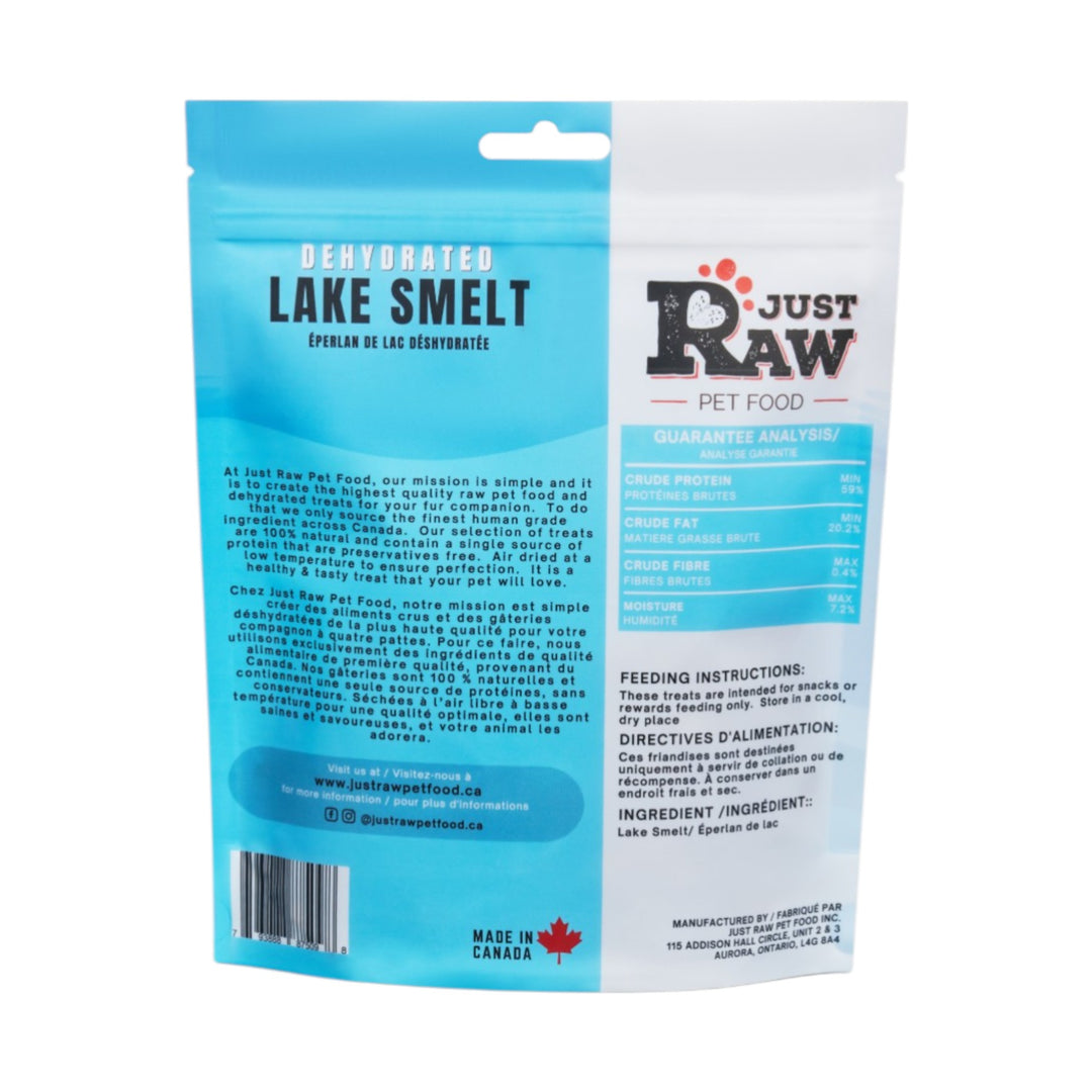 Just Raw Dehydrated Lake Smelt (85g)