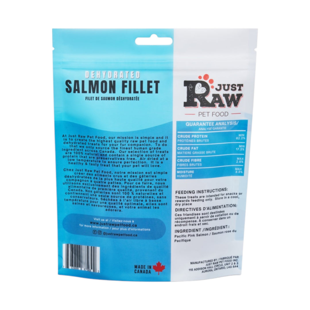 Just Raw Dehydrated Salmon Jerky (100g)