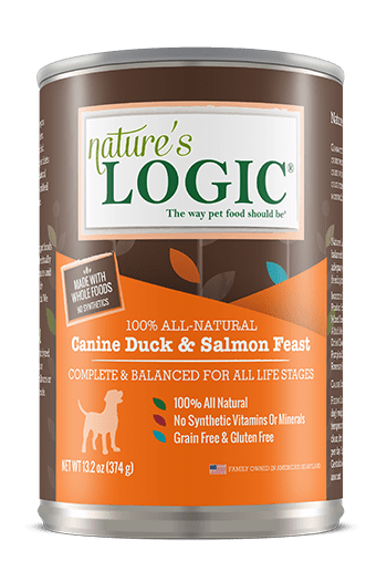Nature's Logic Duck/Salmon Dog Can (13.2 oz) - Tail Blazers Etobicoke