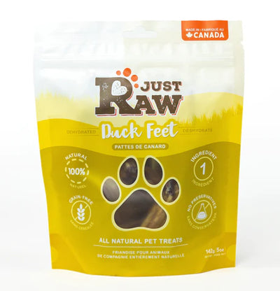 Just Raw Dehydrated Duck Feet (142g) - Tail Blazers Etobicoke
