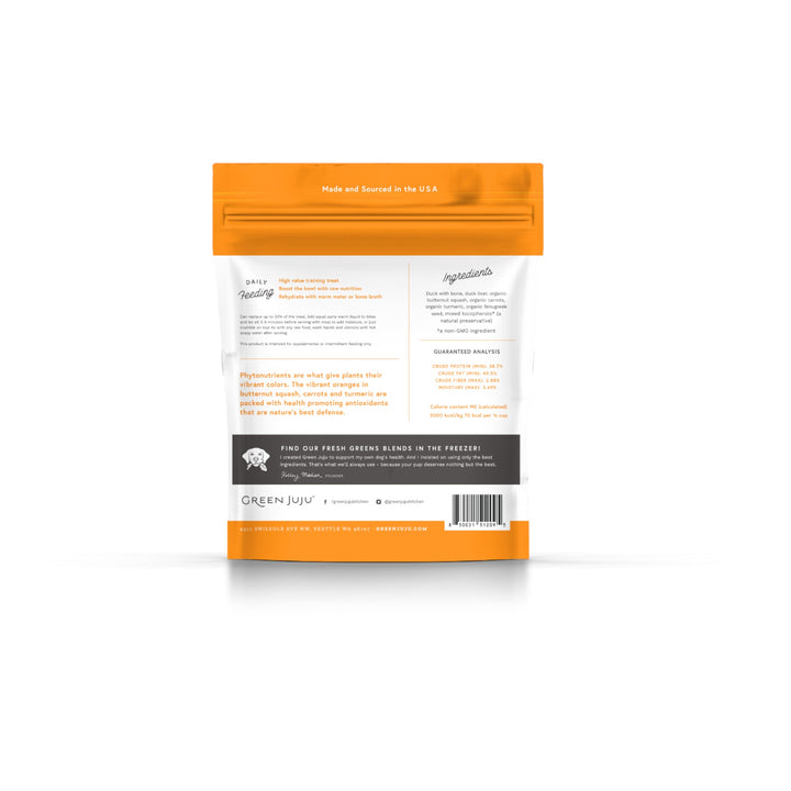 Green Juju Freeze-Dried Duck Orange Bites (7.5oz)