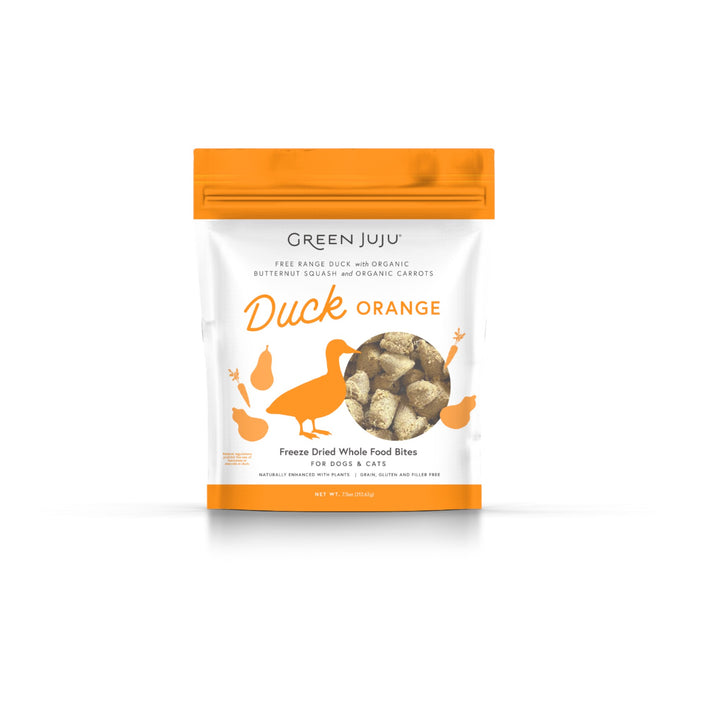 Green Juju Freeze-Dried Duck Orange Bites (7.5oz)
