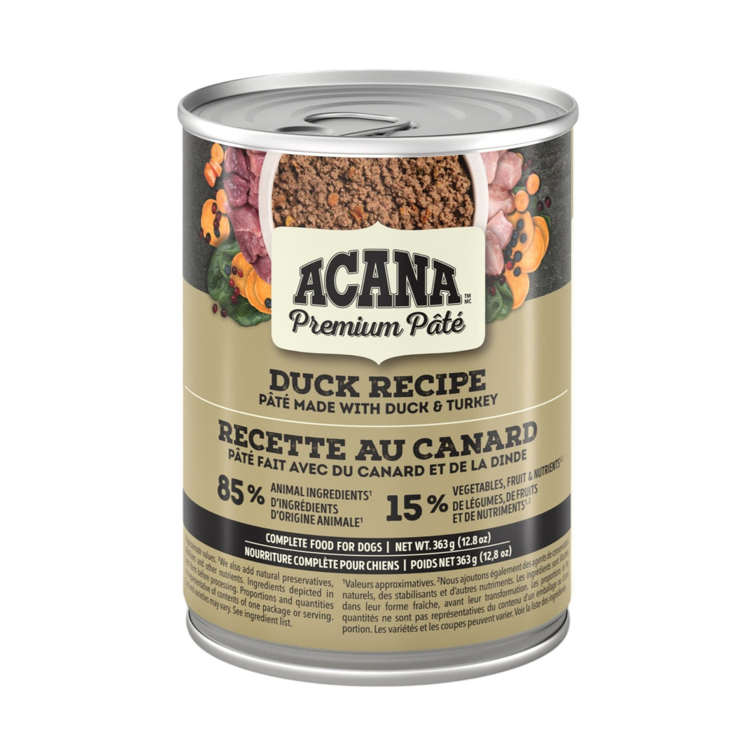 Acana Premium Pâté Duck Dog Food (363g)