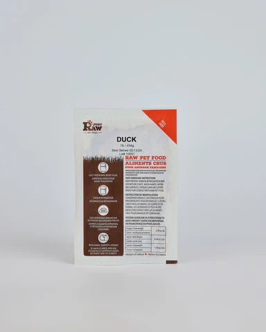 Just Raw Duck Classic Trial Pack (1/2lb)