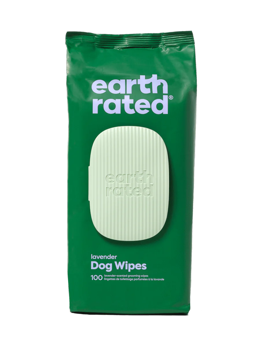 EARTH RATED GROMMING WIPES LAV - Tail Blazers Etobicoke