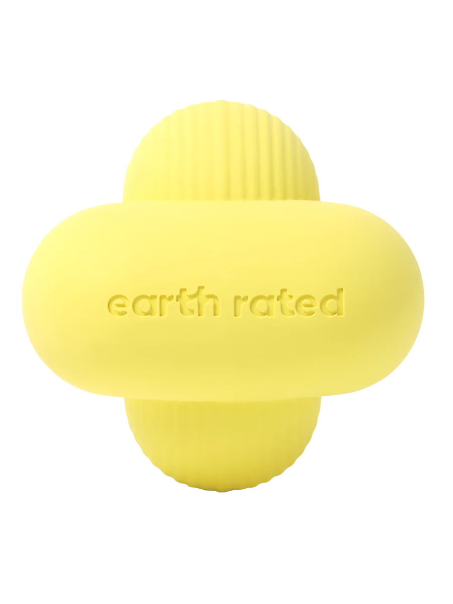 EARTH RATED FETCH TOY RUBBER YLW LG - Tail Blazers Etobicoke