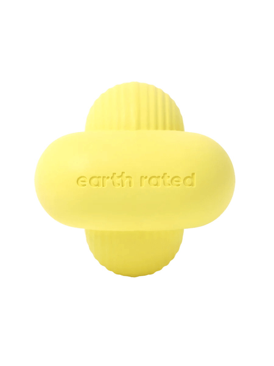 EARTH RATED FETCH TOY RUBBER YLW MED - Tail Blazers Etobicoke