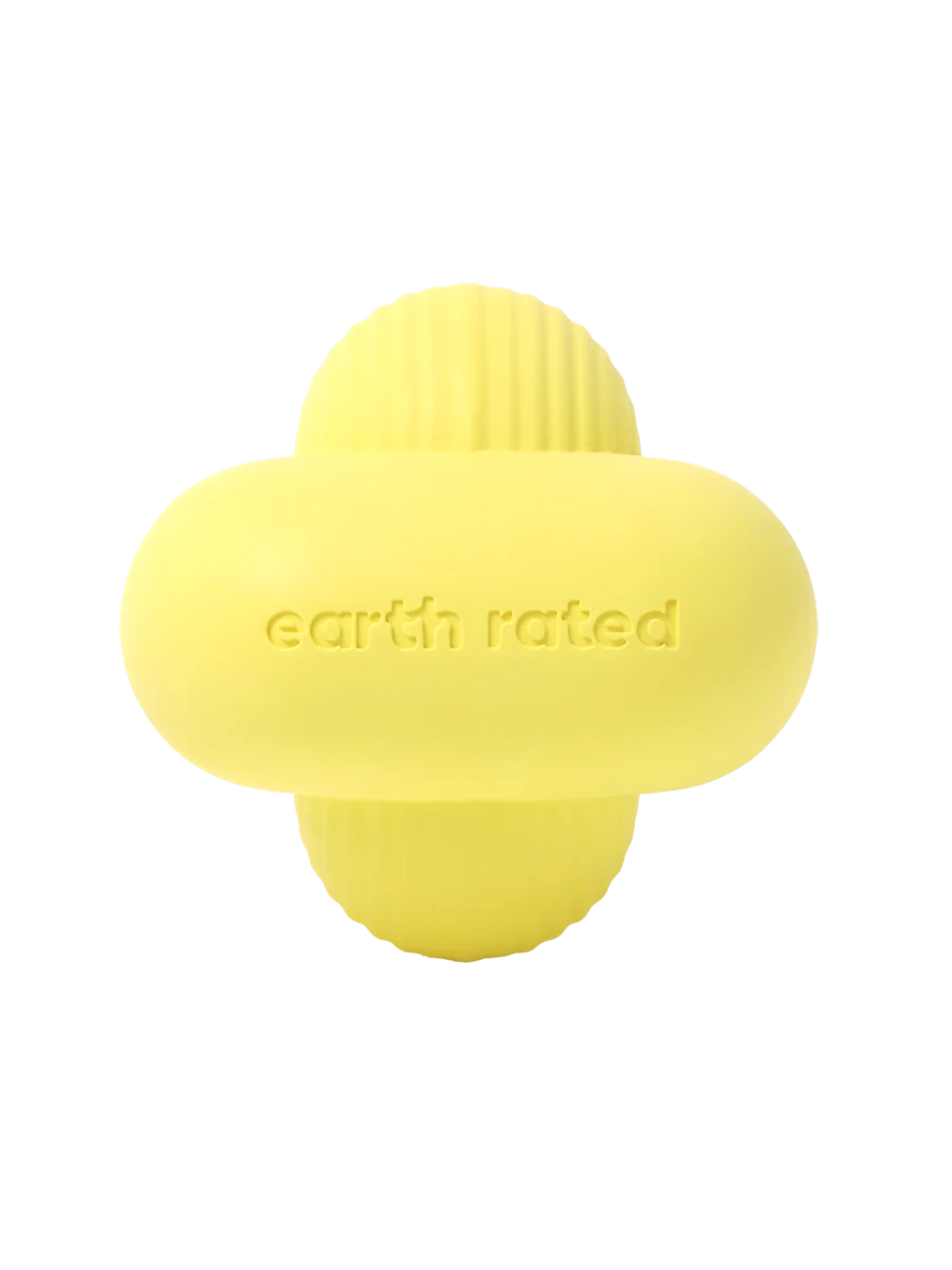 EARTH RATED FETCH TOY RUBBER YLW MED - Tail Blazers Etobicoke