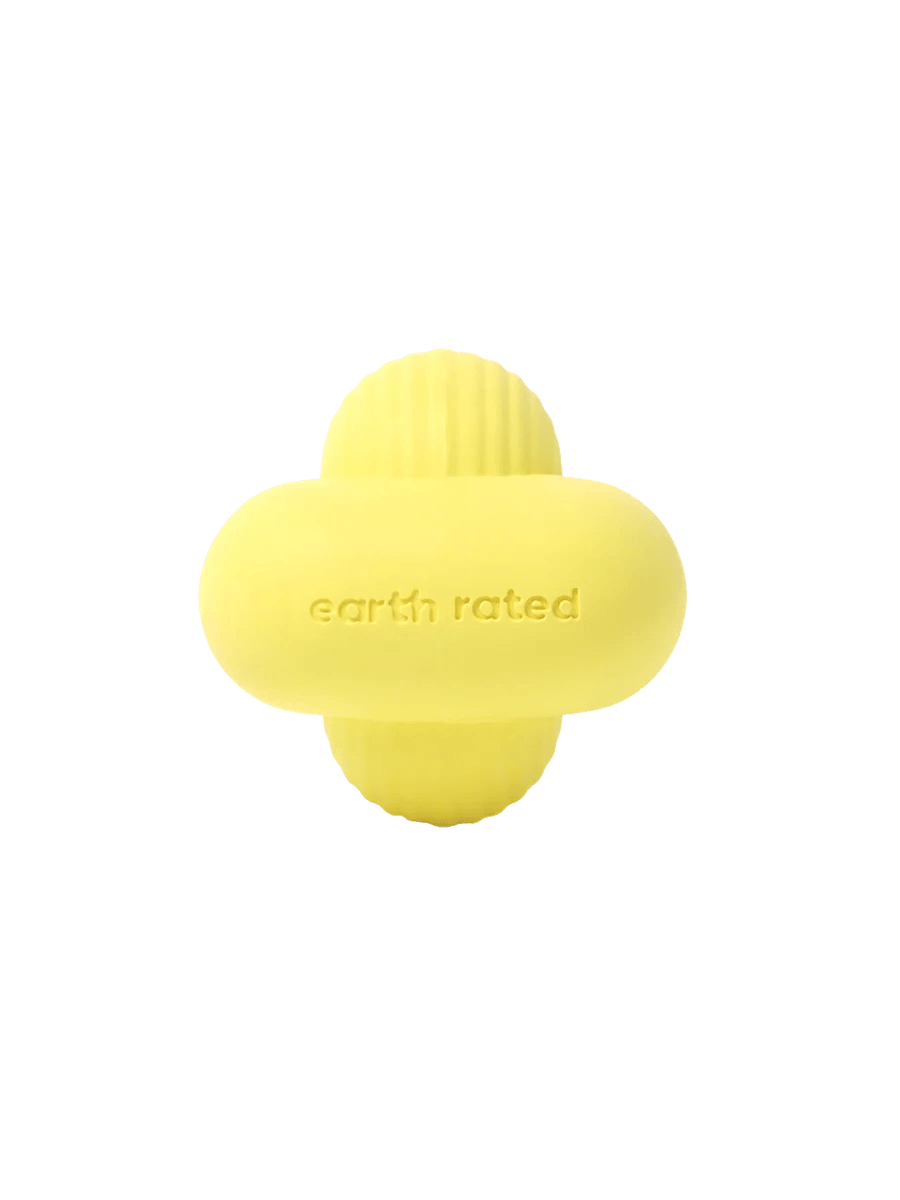 EARTH RATED FETCH TOY RUBBER YLW SM - Tail Blazers Etobicoke