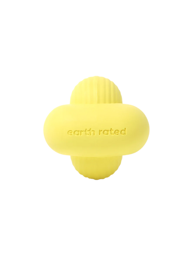 EARTH RATED FETCH TOY RUBBER YLW SM - Tail Blazers Etobicoke