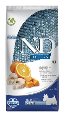 Farmina Ocean Cod/Orange Dog Mini (2.5kg) - Tail Blazers Etobicoke